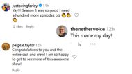 Fan reactions on Netflix for North of North (via. netflix)